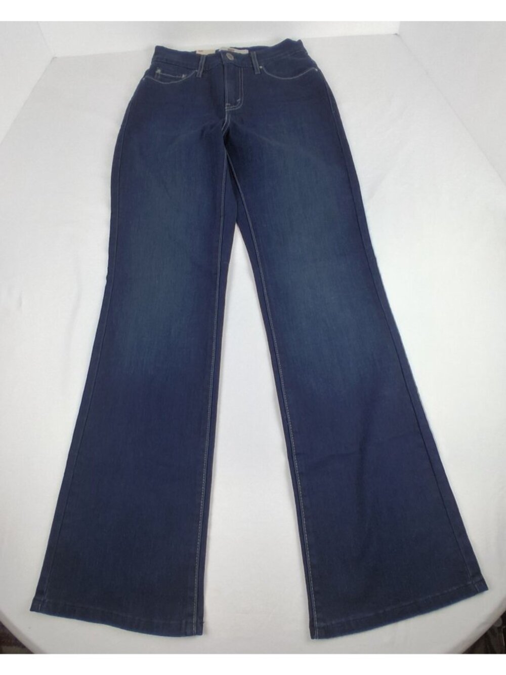 Levis Womens 512 Bootcut Perfectly Slimming Jeans 2M (24x31) Dark Wash Denim NWT - Picture 3 of 16